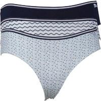 Original Penguin Womens Three Pack Brazilian Brief Navy