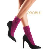 Oroblu Hilda Fine Cashmere Rolled Cuff Socks