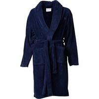 Original Penguin Mens Coral Fleece Robe Navy