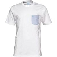 original penguin mens oxford pocket t shirt bright white