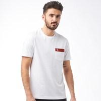 original penguin mens embroidered logo t shirt white