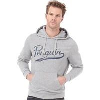 original penguin mens printed logo oth hoody rain heather