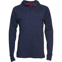 original penguin mens hooded jersey top dress blue