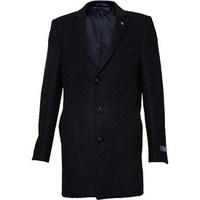 original penguin mens conduit crombie coat black boucle