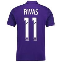 Orlando City SC Home Shirt 2017-18 with Rivas 11 printing, Purple