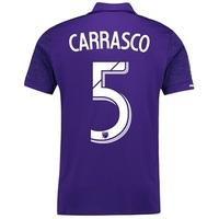 Orlando City SC Home Shirt 2017-18 with Carrasco 5 printing, Purple