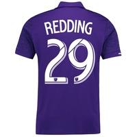 Orlando City SC Home Shirt 2017-18 with Redding 29 printing, Purple