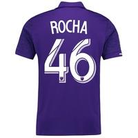 Orlando City SC Home Shirt 2017-18 with Rocha 46 printing, Purple