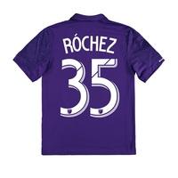 Orlando City SC Home Shirt 2017-18 - Kids with Róchez 35 printing, Purple