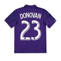 Orlando City SC Home Shirt 2017-18 - Kids with Donovan 23 printing, Purple