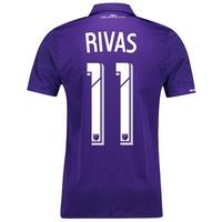 Orlando City SC Authentic Home Shirt 2017-18 with Rivas 11 printing, N/A