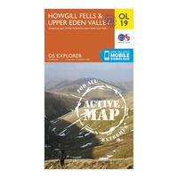 Ordnance Survey Explorer Active OL19 Howgill Fells & Upper Eden Valley Map With Digital Version - Orange, Orange