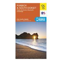 Ordnance Survey Explorer OL15 Purbeck & South Dorset Map With Digital Version - Orange, Orange