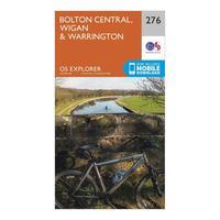 Ordnance Survey Explorer 276 Bolton, Wigan & Warrington Map With Digital Version - Orange, Orange