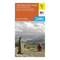 ordnance survey explorer ol4 the english lakes north western area with ...