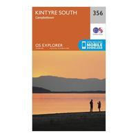 Ordnance Survey Explorer 256 Kintyre South Campeltown Map With Digital Version - Orange, Orange