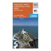 Ordnance Survey Explorer 262 Anglesey West Map With Digital Version - Orange, Orange