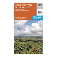 ordnance survey explorer 127 south molton chulmleigh map with digital  ...