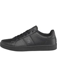 original penguin mens steadman trainers black