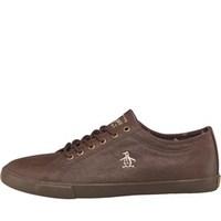 Original Penguin Mens Brewton Trainers Brown