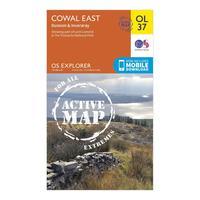 Ordnance Survey Explorer Active OL37 Cowal East Dunoon & Inveraray Map With Digital Version - Orange, Orange