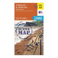 ordnance survey explorer active ol44 torquay dawlish map with digital  ...