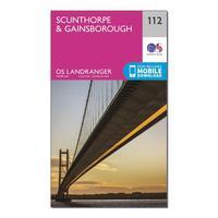 Ordnance Survey Landranger 112 Scunthorpe & Gainsborough Map With Digital Version - Orange, Orange