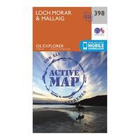 Ordnance Survey Explorer Active 398 Loch Morar & Mallaig Map With Digital Version - Orange, Orange