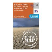 Ordnance Survey Explorer Active 455 South Harris Map With Digital Version - Orange, Orange