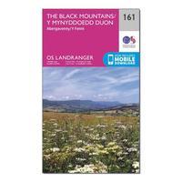 Ordnance Survey Landranger 161 The Black Mountains Map With Digital Version - Orange, Orange