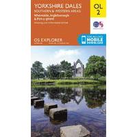 ordnance survey explorer ol2 yorkshire dales southern western areas ma ...