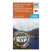 Ordnance Survey Explorer Active 457 South East Lewis Map With Digital Version - Orange, Orange