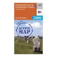 ordnance survey explorer active 157 marlborough savernake forest map w ...