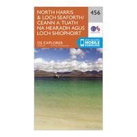 Ordnance Survey Explorer 456 North Harris & Loch Seaforth Map With Digital Version - Orange, Orange