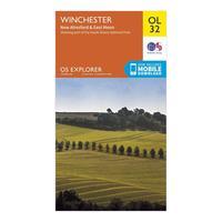 Ordnance Survey Explorer OL32 Winchester, New Alresford & East Meon Map With Digital Version - Orange, Orange