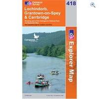 Ordnance Survey Explorer 418 Lochindorb Grantown Map Book - Colour: 418