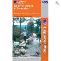 ordnance survey explorer 405 aboyne alford map book colour 405