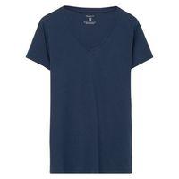 organic cotton v neck t shirt marine