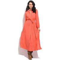 Orfeo Dress OFFER women\'s Long Dress in orange