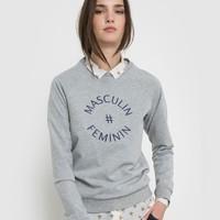 Organic Cotton Masculin # Feminin Sweatshirt