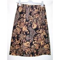 orvis petite size s multi coloured a line skirt