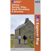 orkney sanday eday north ronaldsay stronsay os explorer active map she ...