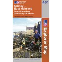 orkney east mainland os explorer map sheet number 461