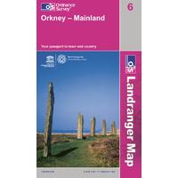 Orkney - OS Landranger Active Map Sheet Number 6