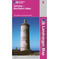 Orkney - OS Landranger Map Sheet Number 5