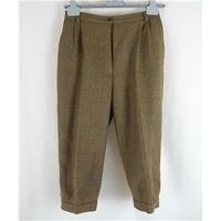 ORVIS Cropped wool checked trousers size -14