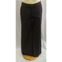 orla kiely size large dark brown trousers