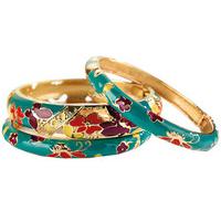 Oriental Hinged Bangles Trio