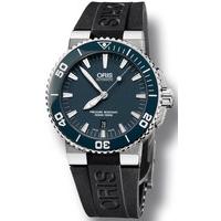 oris watch aquis date rubber