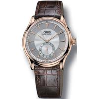 Oris Watch Artelier 18K Rosegold Leather D